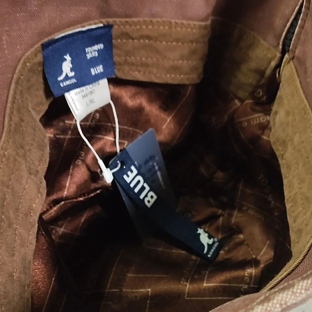 Kangol Tan Bucket Hat with Stitch Detail - Picture 3 of 4